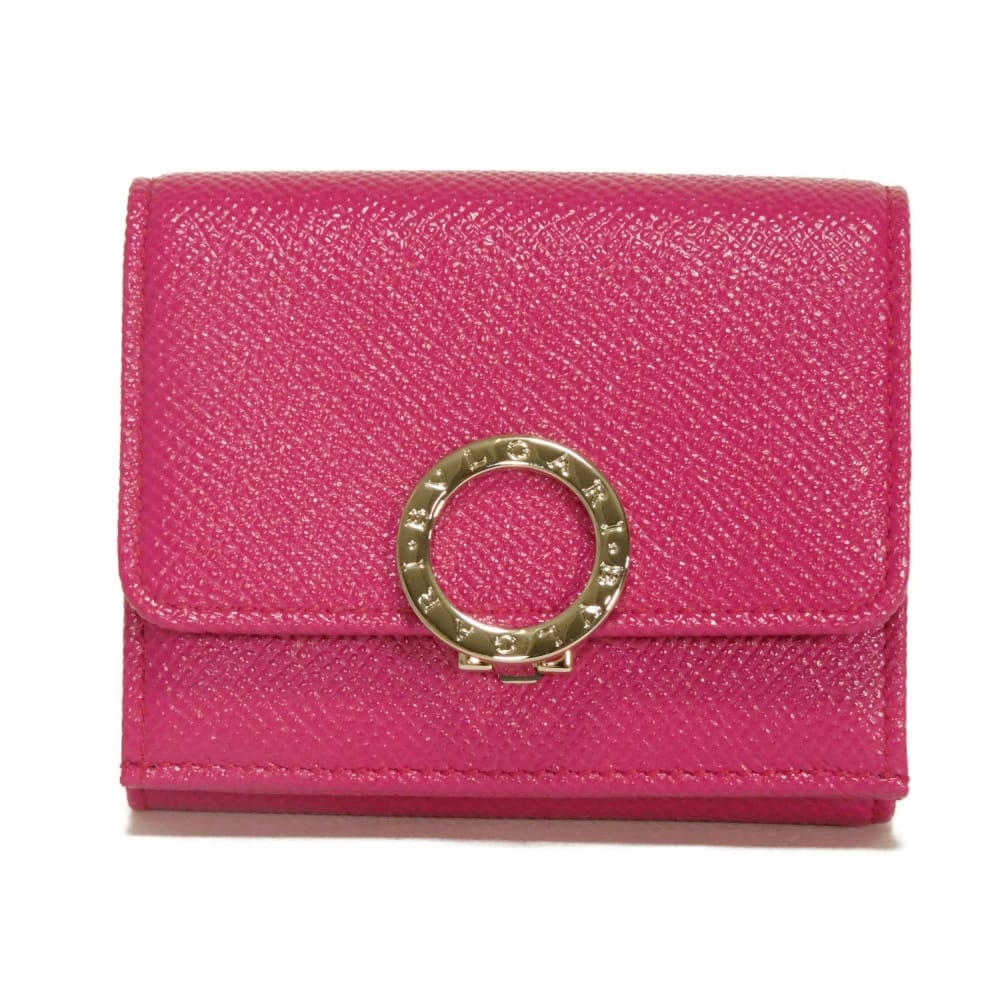 ブル小峡谷 BVLGARI 三つ折り紙入れ ゼムクリップ パウダーコンパクト ウォレット ボルドーワイン RFID 集積回路 未当てはめる BBロゴタイプ 輪っか トゥルーリートルマリンフクシア 293177 レディース サイフ お紙入れ 窈窕たる 御膳上等 窈窕たる 成年者 ブランド名【中古】