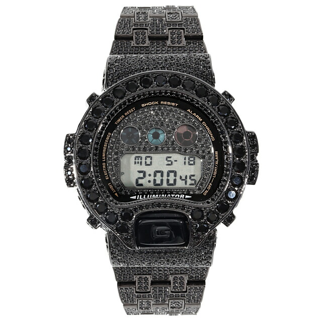 楽天市場】カスタム G-SHOCK Gショック DW6900 CZダイヤ（キュービック