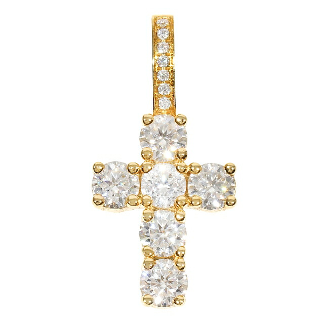 楽天市場】＼ランキング入賞／ モアサナイト ゴールドクロスペンダント