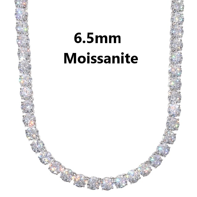 楽天市場】モアサナイト アクセサリー ネックレス 3mmテニス