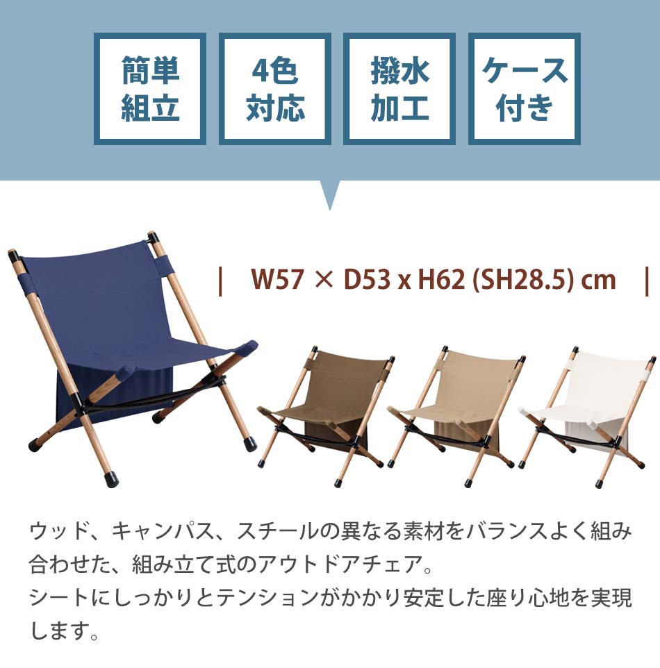 翌日発送可能】 アウトドアチェア 室内 屋外 木 コンパクト 木製 帆布 軽量 チェア アウトドア ロータイプ 組み立て簡単 イス 椅子 ソロキャン  ソロ スミス ローチェア www.tonna.com