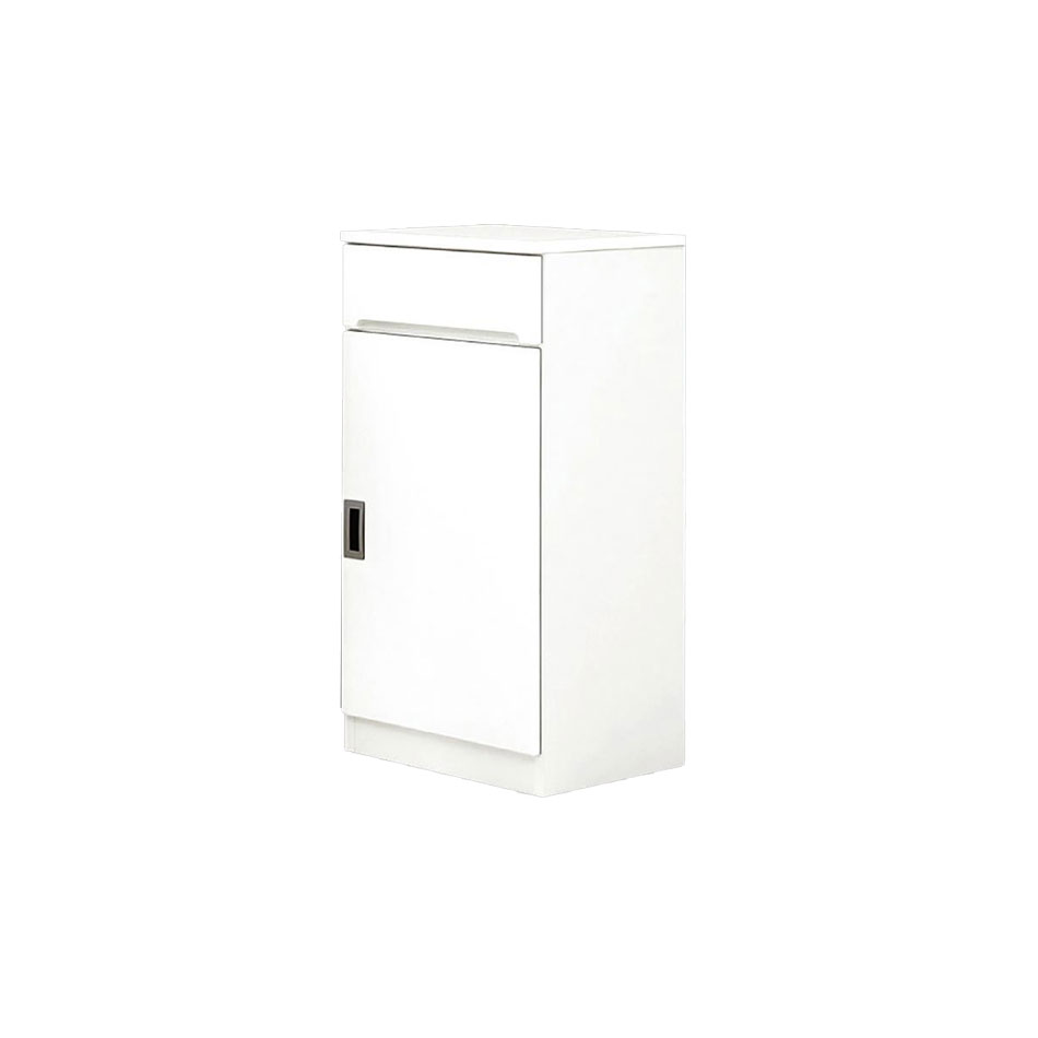 最大【15%OFFクーポン】キッチンカウンター スリムカウンター 扉 幅40cm 食器収納 食器棚 収納 隙間 キッチン キッチンボード 送料無料 ダイニング ダイニングボード エナメル塗装 ホワイ