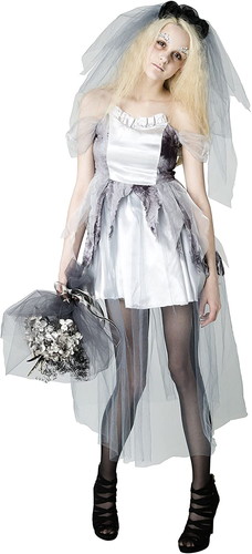 即納 幻影ブライド コスプレ ゴーストウエディングドレス ハロウィン ゴーストブライド ハロウィン仮装 ブライド 花嫁御 お召物 コスプレ Pasadenasportsnow Com
