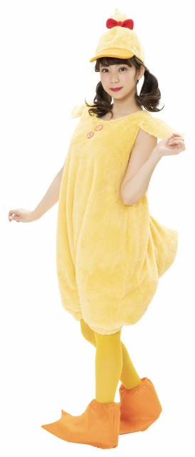 フラッフィーヒヨコガール 886273 コスプレ　ハロウィン仮装 グッズ ひよこ ヒヨコ オールインワン 着ぐるみ 女性用 レディース Ladies　マジックナイト