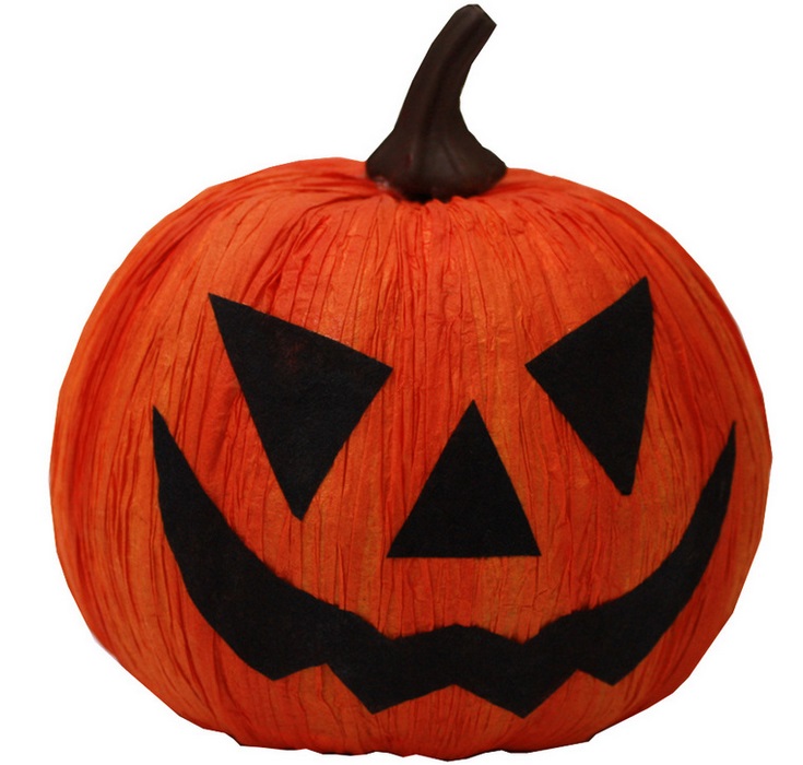 楽天市場】18cm ハロウィンかぼちゃ(紙製) 【 インテリア 雑貨