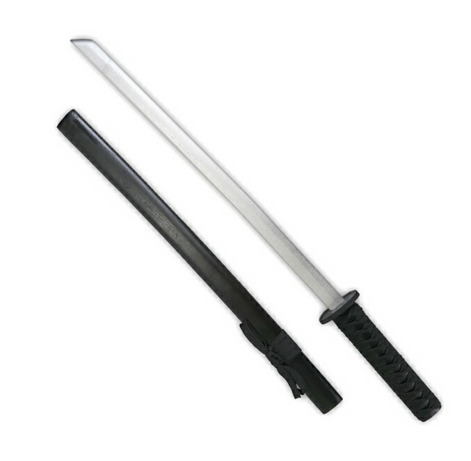 模造刀 白鞘 2本 セット コスプレ 演劇 防犯 日本刀レプリカ黒スタンド付き コスプレ 仮装 [2点セット] Uniton 日本刀 黒 100cm 木製 - 本店