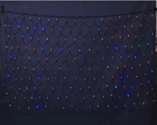 LEDネットライト180 (マルチ) （271554）【 イルミネーション つらら イルミネーションライト デコレーション 吊り下げ パーティーグッズ 雑貨 クリスマス飾り クリスマスパーティー 装飾 電飾 】