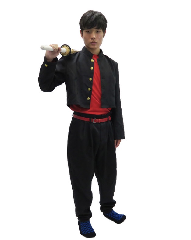 ACOS製 学生服 学ラン 上下 女性Lサイズ コスプレ衣装 アコス コスプレ-衣装】ACOS 学生服・学ラン(短ラン 黒)/L | アニメイト