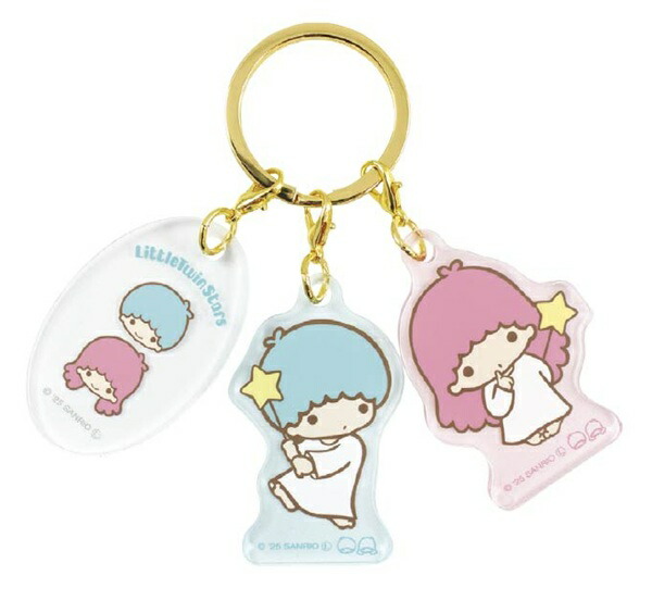 楽天市場】リトルツインスターズ リボンアクリルキーホルダー 291526