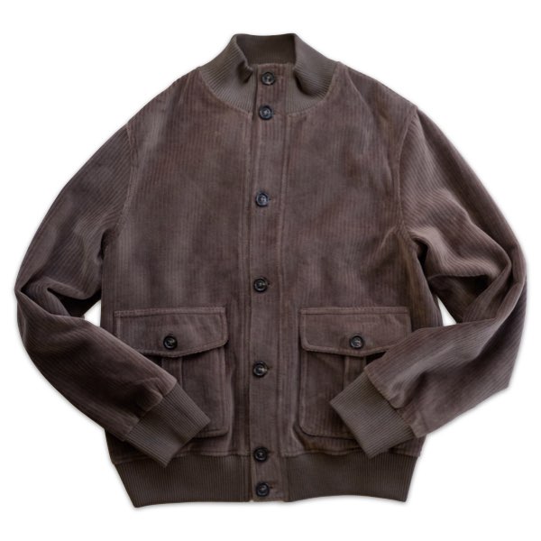 【大売り出し20】CIRCOLO 1901 チルコロ 1901 メンズ コール天プルオーバー バルスターブルゾン CN4490【国内置き目品】【秋冬】【EU製】【定番青写真】赤銅色 茶 照明ランプ色合い 名取り草食い違い 旅する 出張 羽織モノ