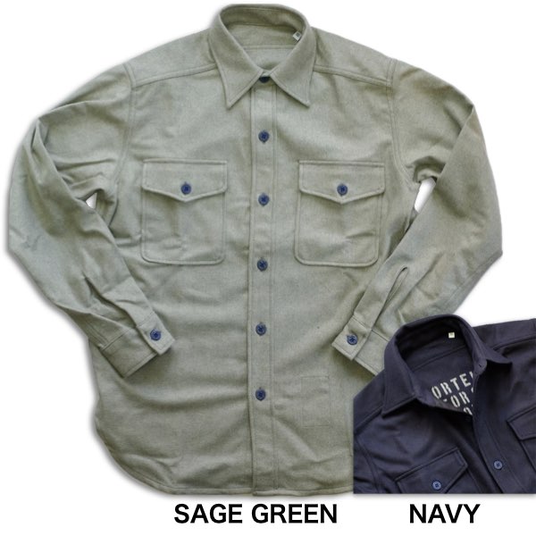 【大売り出し】FORTELA フォルテラ メンズ CPO シャツアウター OVER SHIRT CPO-MA283【イタリア製】【貨物輸送無料】米国海軍 緑であること 羊毛 アレッサンドロ スクアルツィ ヴィンテージスタイル MANTECO 定番 ミリタリー
