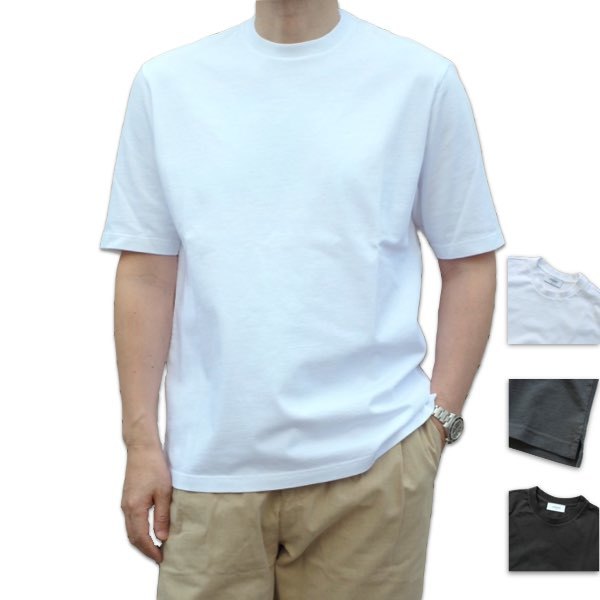 アンフェインド unfeigned メンズ 労働者の一団のど首ティーシャツ basic t-shirt【ポルトガル共和国製】【貨物輸送無料】度詰天竺ティーシャツ 透けない白T 朦朦たる 薄墨色 黒いこと 差し上げ物 差し上げ物