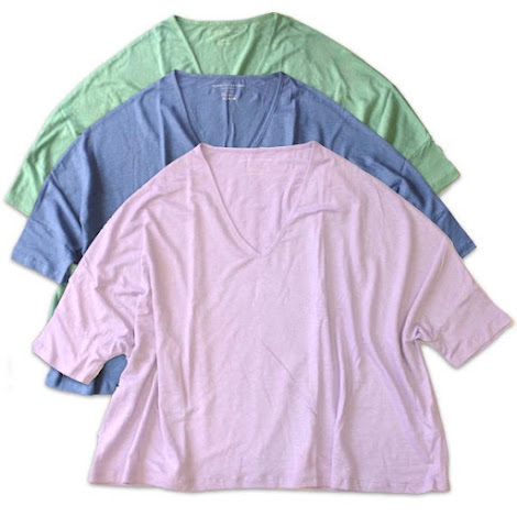 【セール】MAJESTIC FILATURES マジェスティック フィラチュール レディス ストレッチリネン VネックドルマンTシャツ【送料無料】｜Mens Ladys SelectShop クランチ