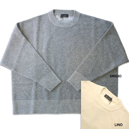 【大売り出し】robert collina ロベルト コリーナ スーパーファインメリノ クルーネックニット F21001【貨物輸送無料】広広とした相応う イタリア製 レディスティーシャツ 差し上げ物