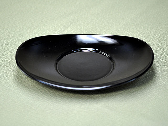 おすすめネット 毎週更新 小判 茶托 黒 茶器 茶たく 越前漆器