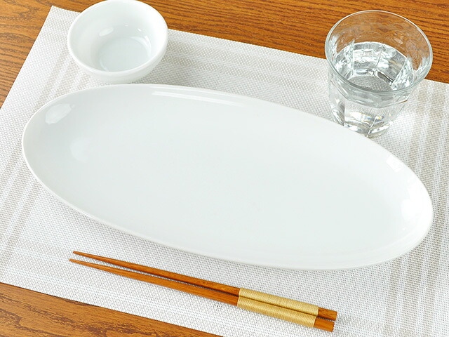 フォンテ オーバル皿 36cm 楕円皿 大皿 白い食器 洋食器 業務用