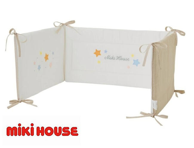 ★★【10%OFF SALE】ミキハウスmikihouse ミキハウス ベッドガード 星柄 日本製