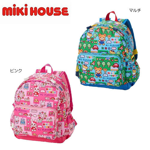 ★★【貨物輸送無料】ミキハウスmikihouse  背嚢 M(電気容量10L) キッズ こども 赤ちゃん かばん お坊っちゃん 御姉さん 通園 入園 観光旅行 おでかけ 総柄お坊っちゃん 御姉さん 鞄 キッズ 15%OFF