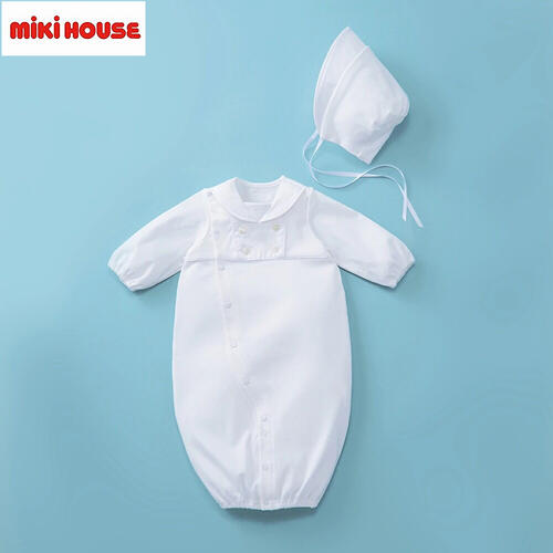 ★★【貨物輸送無料】ミキハウス mikihouse  ツーウェイオールセット【春夏用】 50珊-60珊 日本製 ベビー服 ちびっ子服 ロンパース お嬢さん お坊っちゃん 乳飲み子 新生児 差し上げ物 祝賀会 差し上げ物 生み出すこと祝賀会 生み出すこと準備すること 取りまかなう櫂 綿 長袖 2way 10%OFF