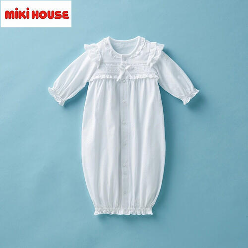 ★★【貨物輸送無料】ミキハウスmikihouse ツーウェイオール 50-60珊 日本製 新生児 ベビー服 ちびっ子服 乳飲み子 もの言う花 お嬢さん お坊っちゃん 白 もの言う花御召しもの ロンパース 取りまかなう櫂 生み出すこと準備すること 退院 薄っぺら お目見得 生み出すこと祝賀会 春 夏 15%OFF
