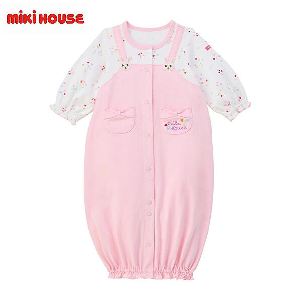 ★★【貨物輸送無料】ミキハウスmikihouse  ツーウェイオール 50-70珊 日本製 ベビー服 ちびっ子服 ロンパース お嬢さん お坊っちゃん 乳飲み子 新生児 差し上げ物 祝賀会 差し上げ物 生み出すこと祝賀会 生み出すこと準備すること 取りまかなう櫂 通年 綿 長袖 2way 15%OFF