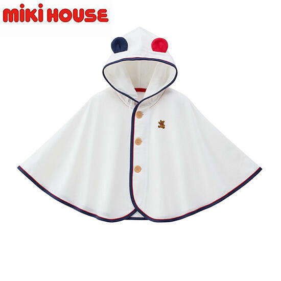★★【送料無料】10%OFF ミキハウスmikihouse ポンチョ フリー(70-90cm) 日本製 ベビー服 アウター 防寒 マント 羽織 通気性 ベビーマント ベビー 赤ちゃん 出産祝い プレゼント ギフト 贈り物 日本製 ポンチョ 子供服 女の子 男の子