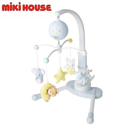 ★★ミキハウスmikihouse ベッドメリー もの言う花設備 もの言う花 赤んぼう 赤ちゃん こども 手あそび ぬいぐるみ 生み出すこと祝賀会 御坊っちゃん うしろ帯 差し上げ物 御祭り 差し上げ物 生み出すこと祝賀会