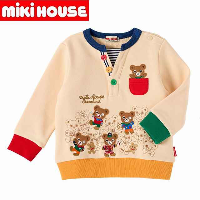〇〇【貨物輸送無料】お得必要経費 ミキハウスmikihouse   プッチーワッペン刺繍＆刷り上げる主題裏調教師90糎100糎110糎120糎 うしろ帯 御坊っちゃん