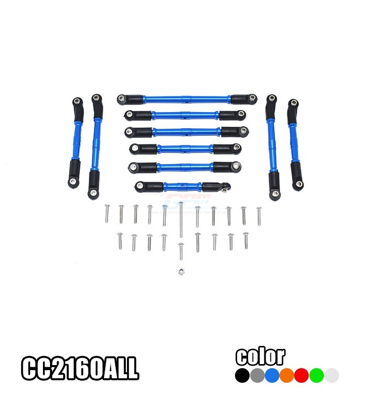 TAMIYA タミヤ CC-02用 <br>アルミ サスペンション リンク GPM製品