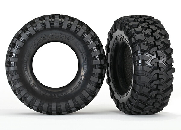 Traxxaトラクサス TRX4 純正 タイヤ 1.9 キャニオントレイルクローラータイヤ（2本）8270