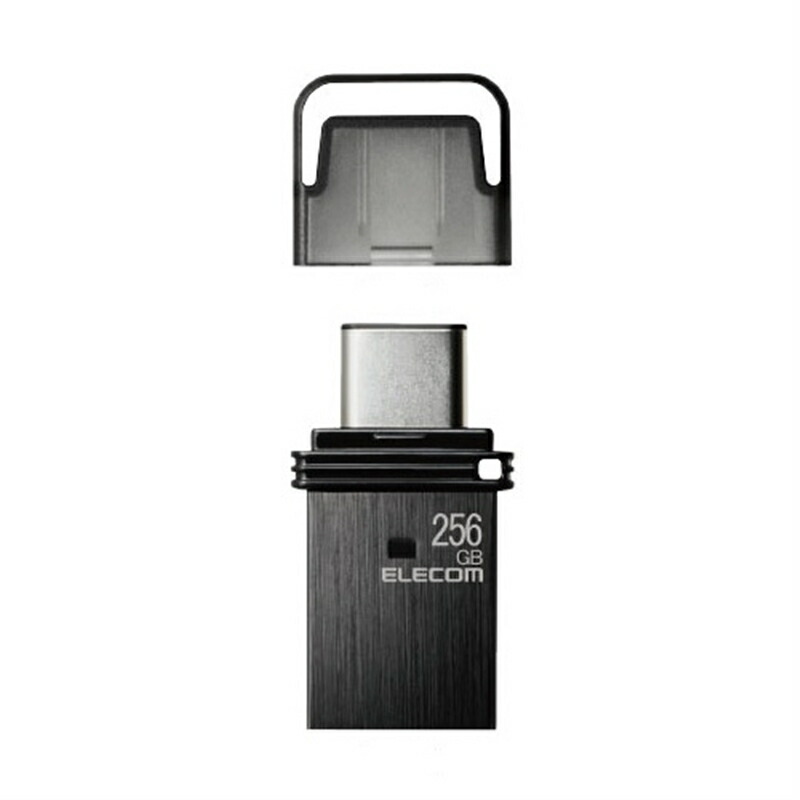 エレコム キャップ式USB Type-C(TM)メモリ MF-CAU32256GBK ブラック　容量：256GB｜ケーズデンキ　店