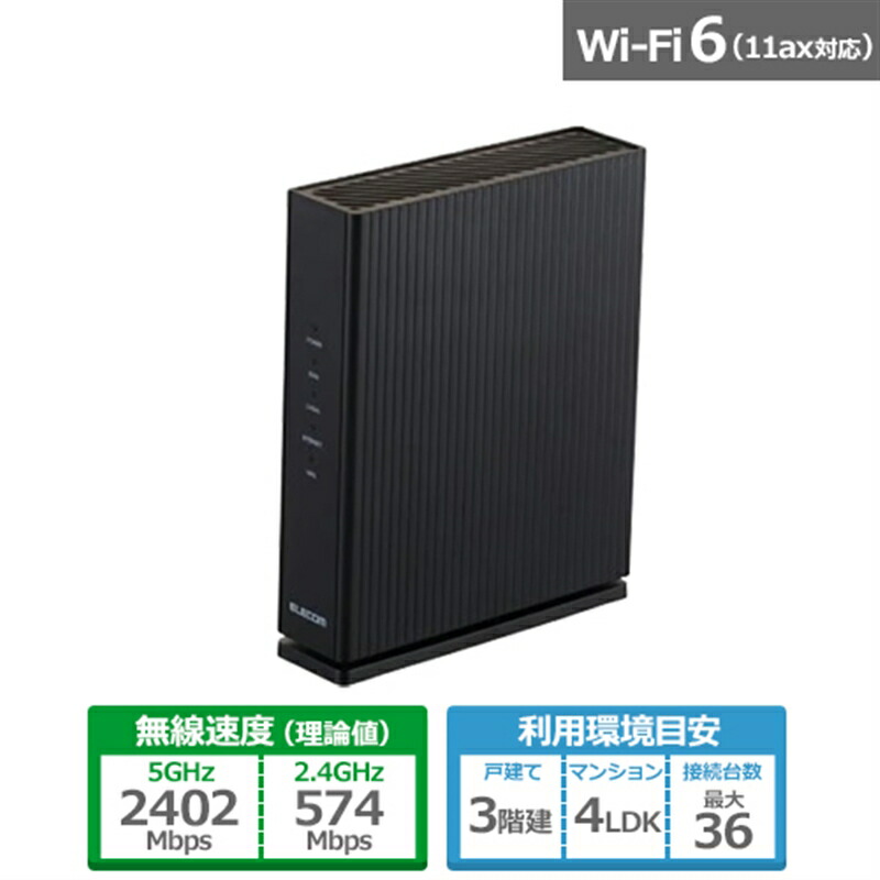 エレコム WRC-X3000GS4-B