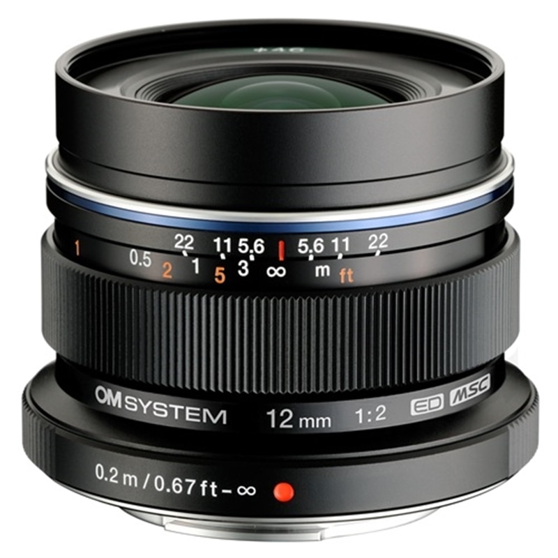 OM SYSTEM 交換用レンズ マイクロフォーサーズ ED 12mm F2.0 BLK(OM) ブラック|ケーズデンキ 店