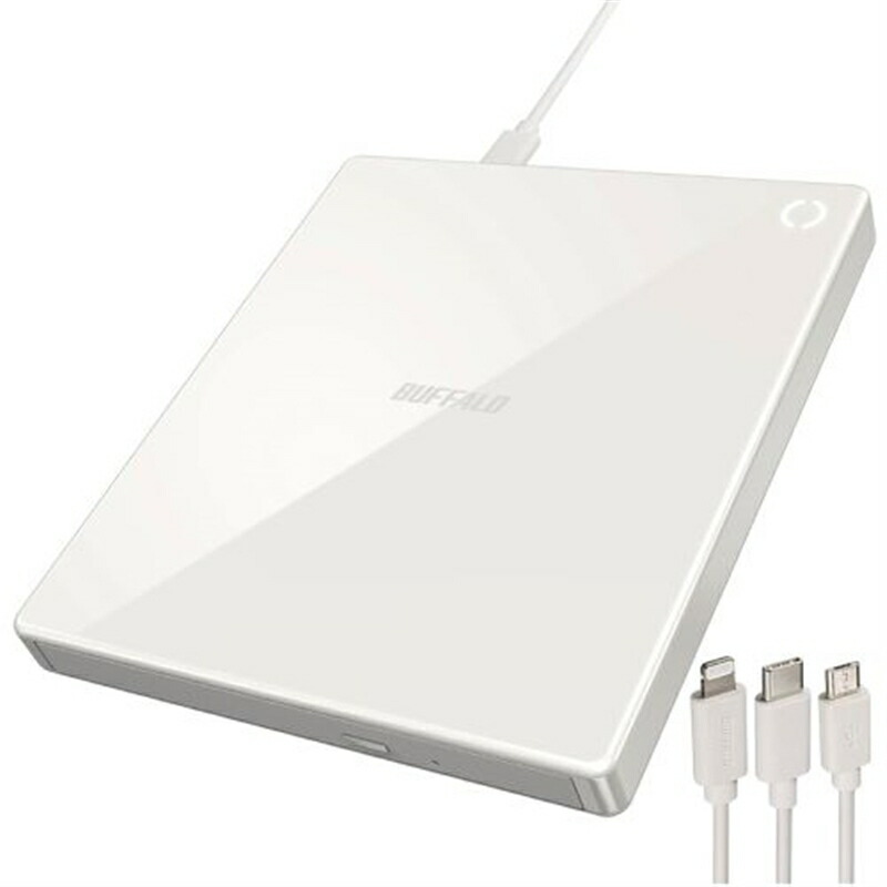バッファロー（Buffalo） スマートフォン用ＣＤレコーダー RR-C1-WH ホワイト