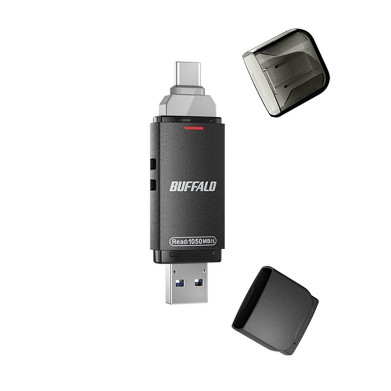 【新品】 バッファロー　スティック型SSD 1TB BUFFALO TV対応 PC向けUSB3.2(Gen1)スティック型外付けSSD 1TB
