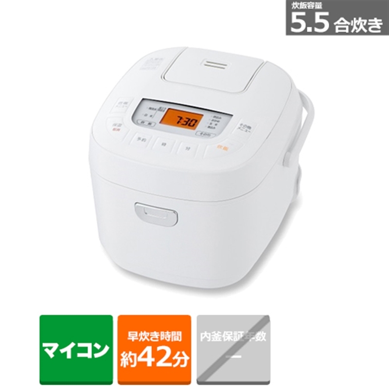 【楽天市場】タイガー魔法瓶 マイコン炊飯ジャー JBH-G102 W 