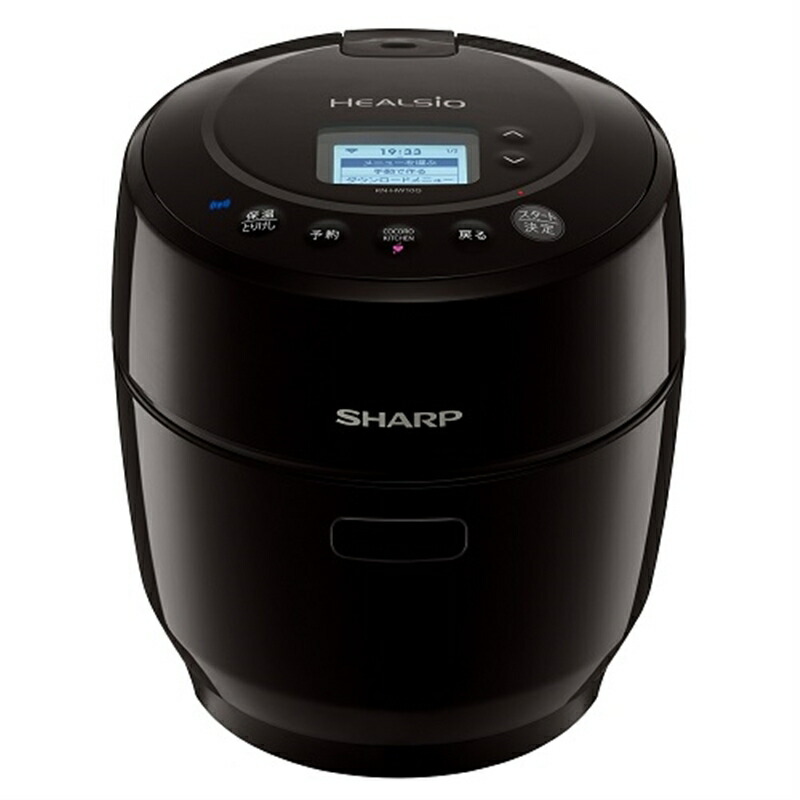 SHARP（シャープ） 水なし自動調理鍋　ヘルシオ ホットクック KN-HW10G-B ブラック系 28,019円