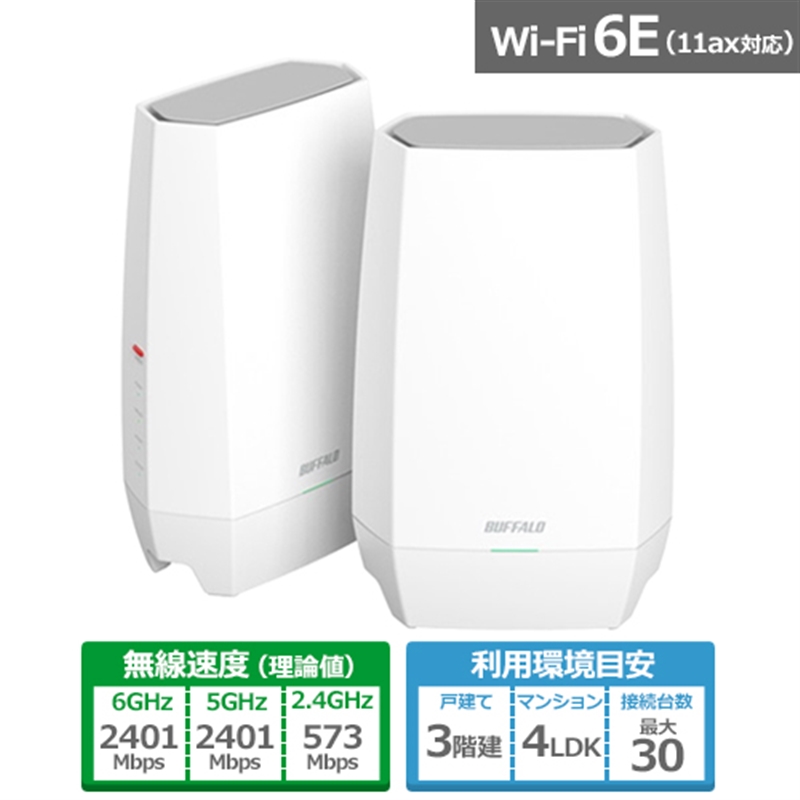 楽天市場】バッファロー（Buffalo） 無線LANルーター WNR-3000AX4/2S