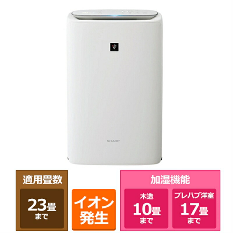 楽天市場】SHARP（シャープ） 空気清浄機 FU-TC01-W ホワイト系 適応畳