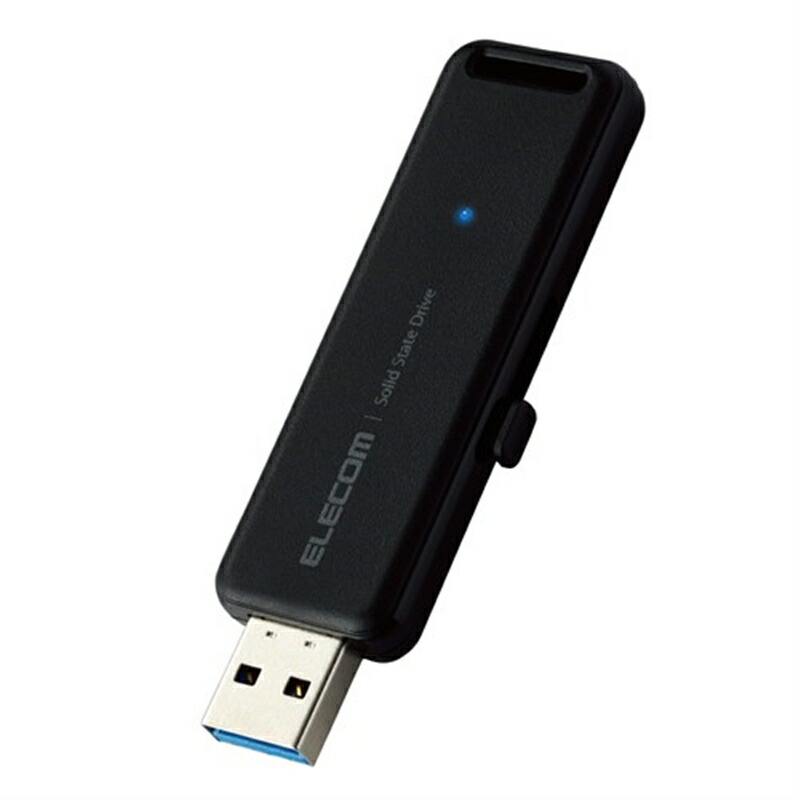 エレコム 外付けポータブルSSD ESD-EMB0500GBK ブラック　SSD：500GB｜ケーズデンキ　店