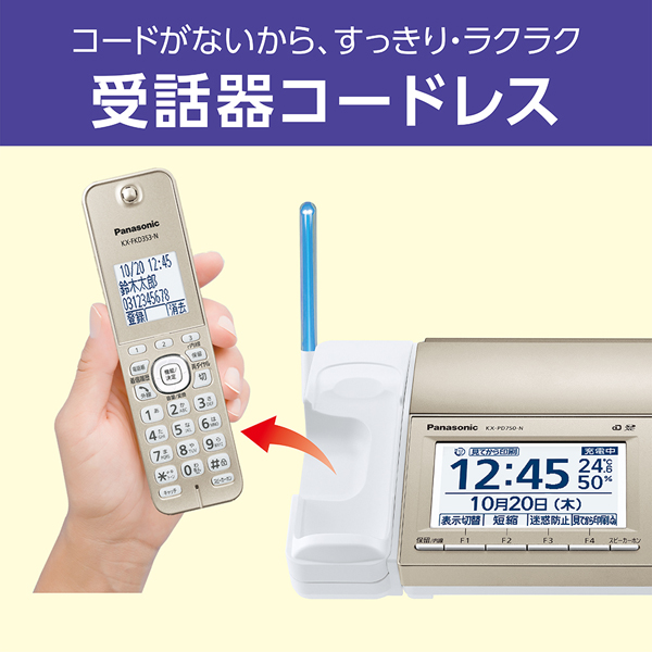 Panasonic（パナソニック） デジタルコードレス普通紙ファクス（子機2