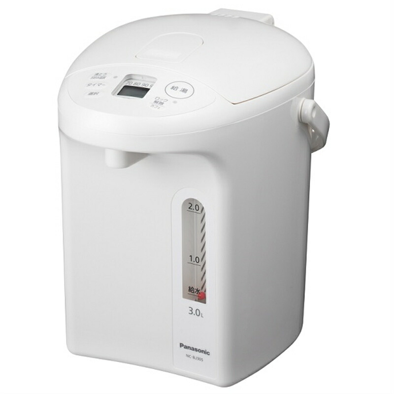 Panasonic（パナソニック） マイコン沸騰ジャーポット NC-BJ305-W ホワイト　約3.0L