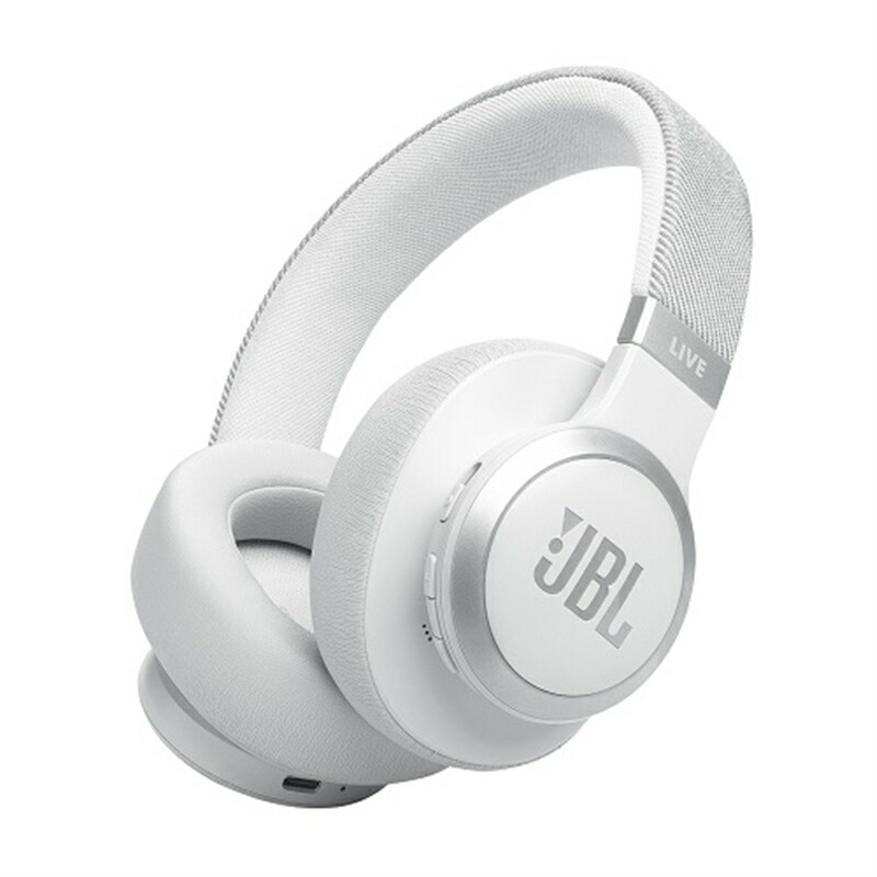 JBL ワイヤレスハイブリットノイズキャンセリングオーバーイヤーヘッドホン　Live 770NC JBLLIVE770NCWHT ホワイト