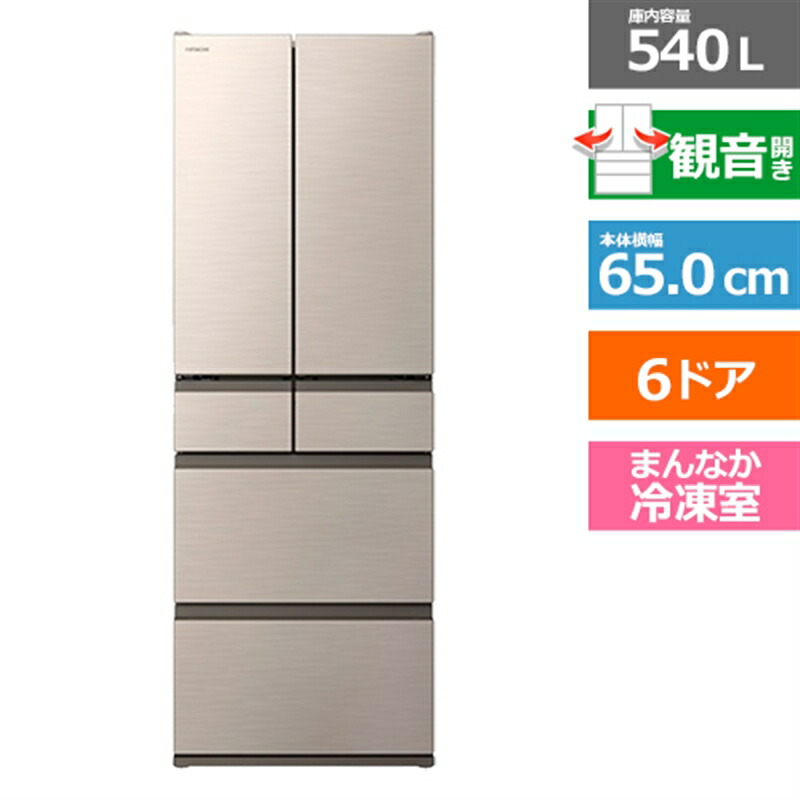 配送設置まで/パナソニック6ドア冷蔵庫 650L 6ドア冷蔵庫（ミスティスチールグレー） | パナソニック | NR