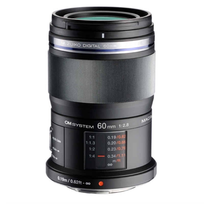 OM SYSTEM 交換用レンズ　マイクロフォーサーズ ED 60mm F2.8 Macro(OM) ブラック