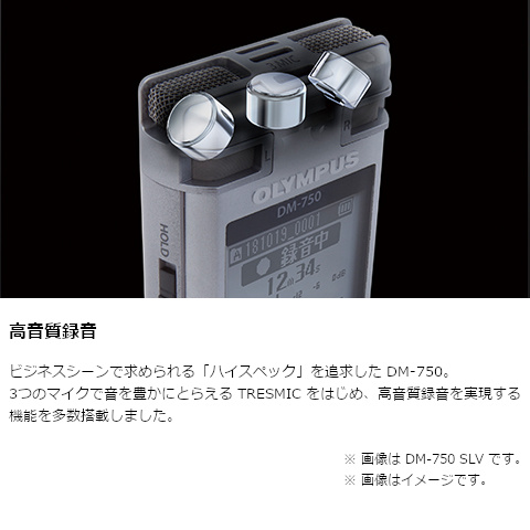 【楽天市場】オリンパス ICレコーダー DM-750 BLK ブラック 容量：4GB：ケーズデンキ 楽天市場店