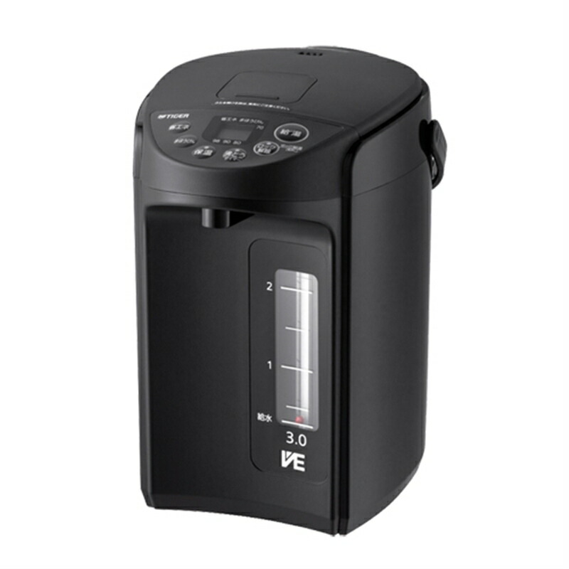 楽天市場】タイガー魔法瓶 電気ポット PIK-KS22 K ブラック