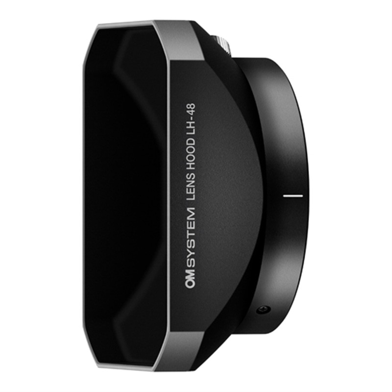 OM SYSTEM 金属レンズフード LH-48 BLK(OM) ブラック