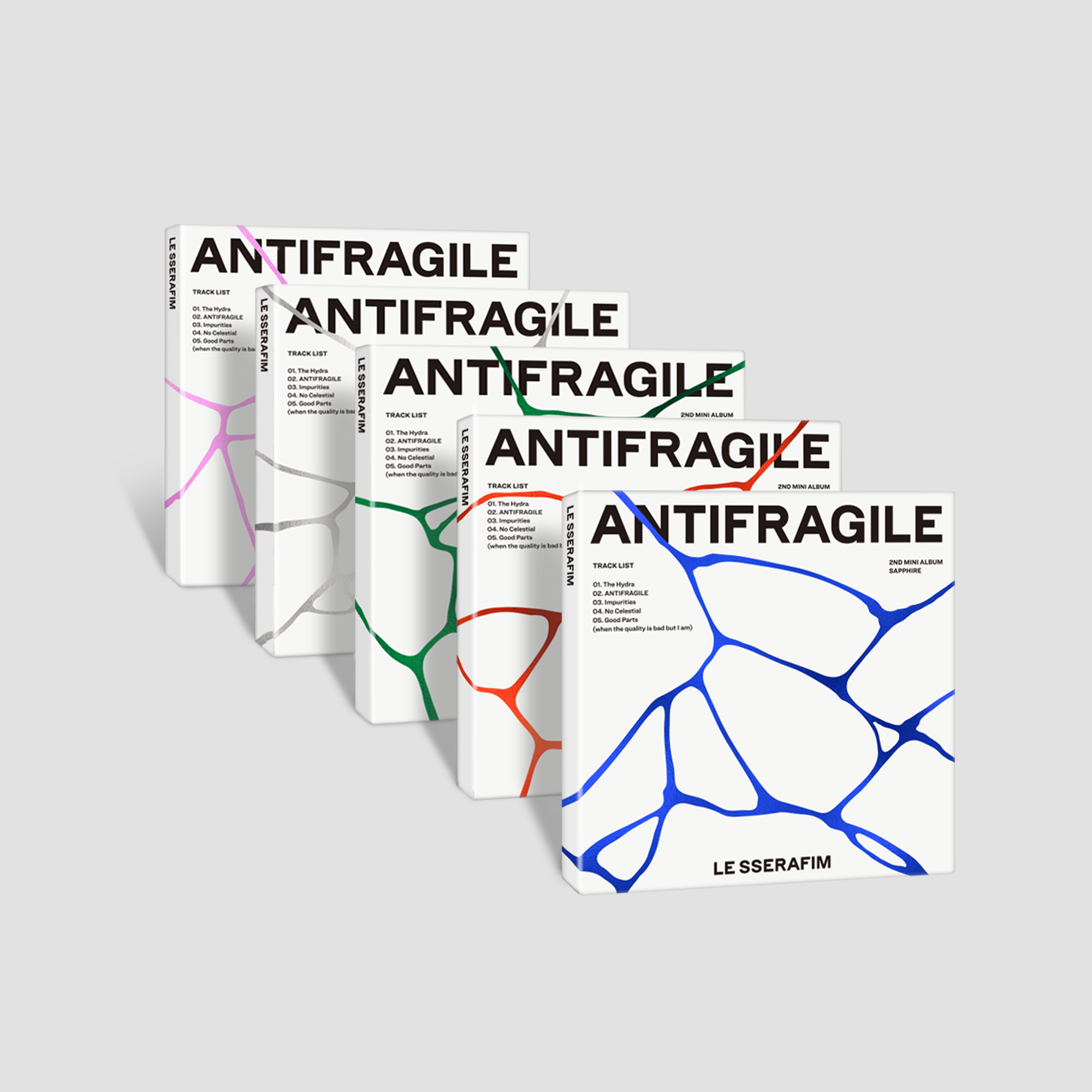 超激得 LE SSERAFIM - LESSERAFIM ルセラフィム ANTIFRAGILE トレカ