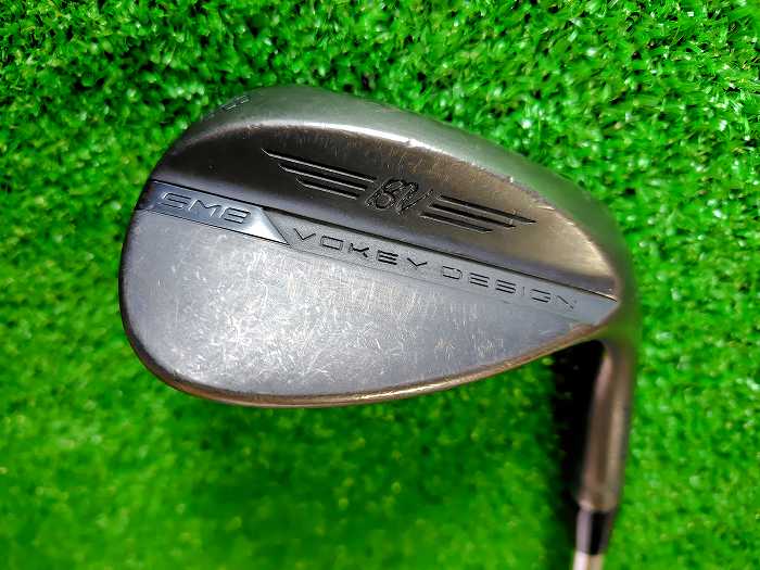 【中古】引き下げ VOKEY SPIN MILLED SM8 ウェッジ ジェット機黒いこと 58°-12°D AMT TOUR WHITE (S200) 洋弓ケイ スピンミルド